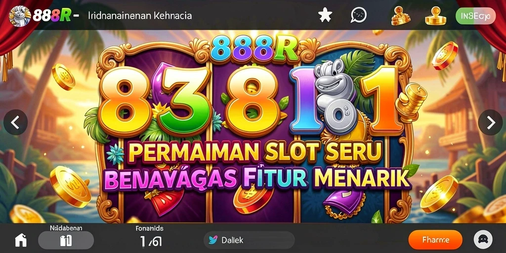 Tampilan gameplay menarik dari permainan Slot 888R