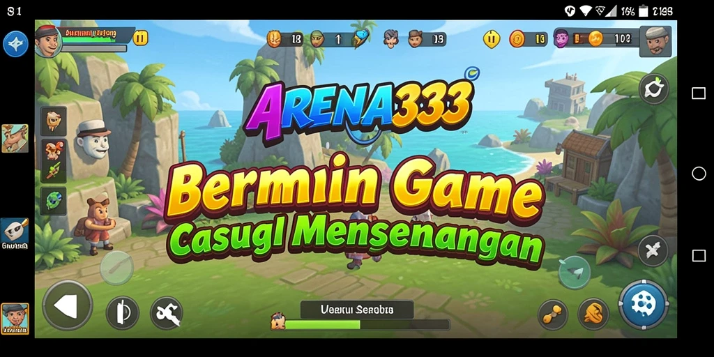 Tampilan gameplay seru dan menyenangkan dari ARENA333.