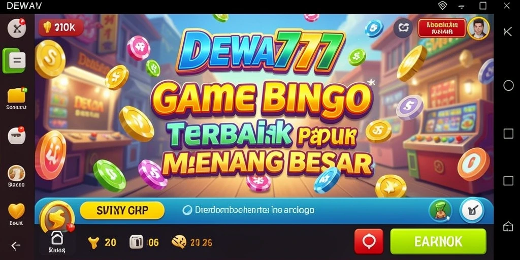 Tampilan gameplay seru dari DEWA777 saat bermain Bingo.