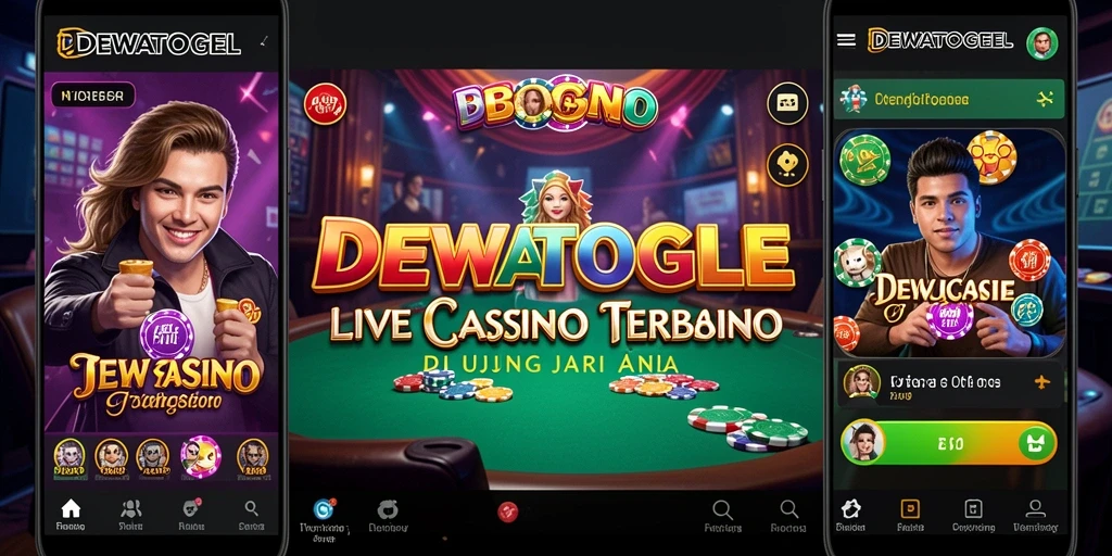 Tampilan gameplay Live Casino DEWATOGEL yang menarik dan interaktif.