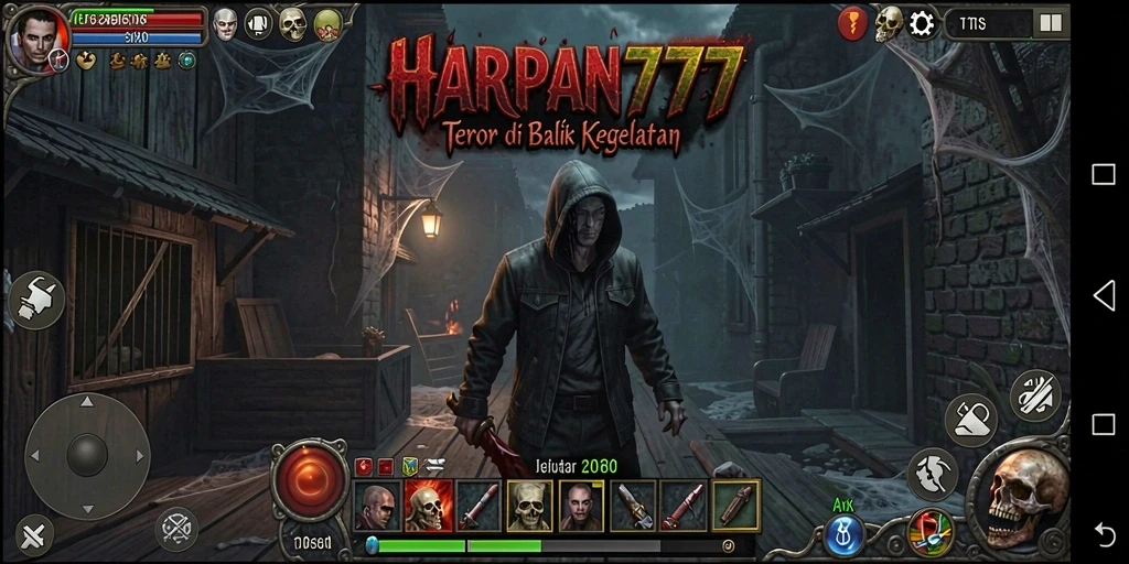 Tangkapan layar gameplay HARAPAN777 menampilkan suasana yang mengintimidasi dan mendebarkan.