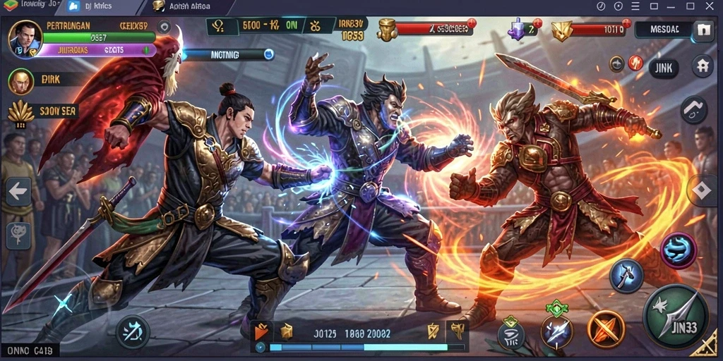 Gameplay menarik dan karakter beragam di JIN33.