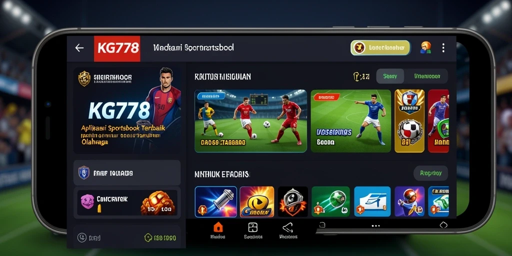 Tampilan menarik dari gameplay taruhan olahraga di KG778.
