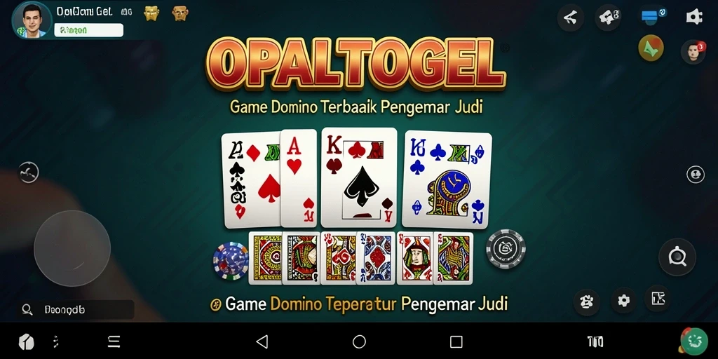 Tampilan gameplay menarik dari OPALTOGEL dengan animasi domino.