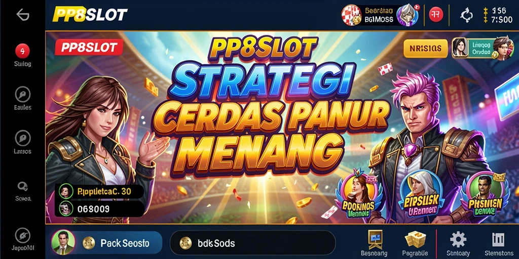 Tampilan gameplay strategis yang menampilkan taktik yang cerdas.
