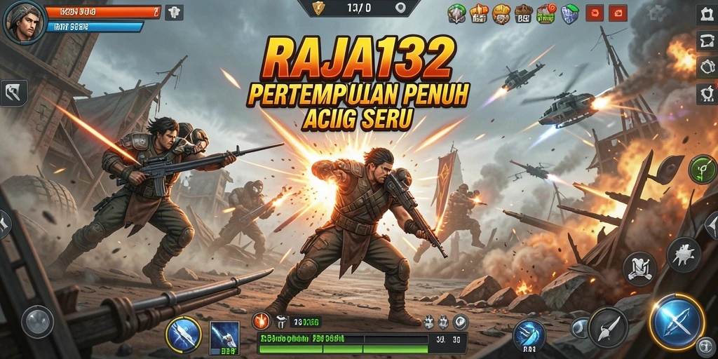Tampilan menarik dari gameplay seru RAJA132 dengan aksi yang mendebarkan.