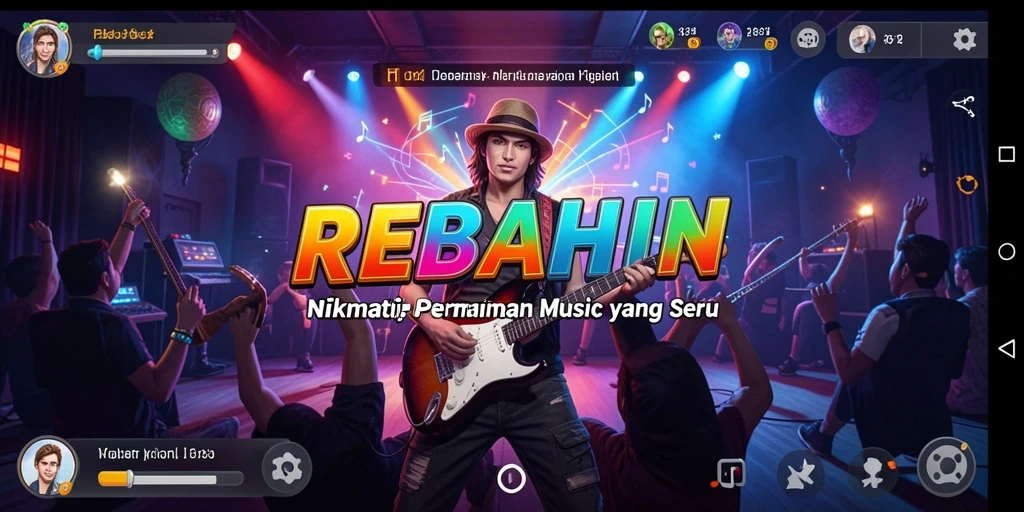 Tampilan gameplay REBAHIN yang menarik dan interaktif.
