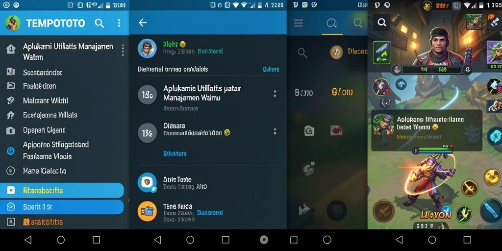 Tampilan antarmuka aplikasi TEMPOTOTO yang sederhana dan intuitif.
