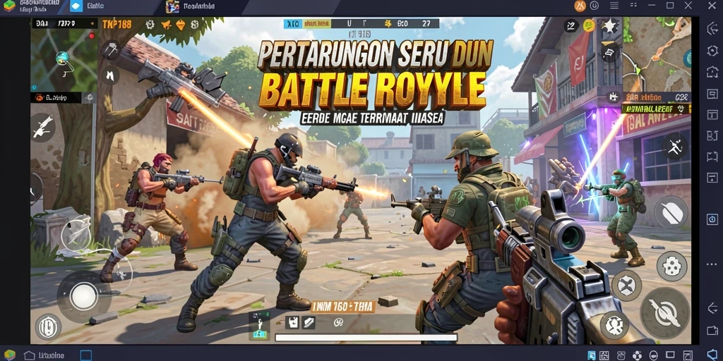 Gambaran gameplay seru dalam TKP188, bertarung untuk bertahan hidup.