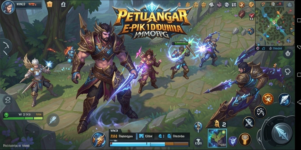 Tampilan gameplay yang menegangkan dan seru di WIN33.